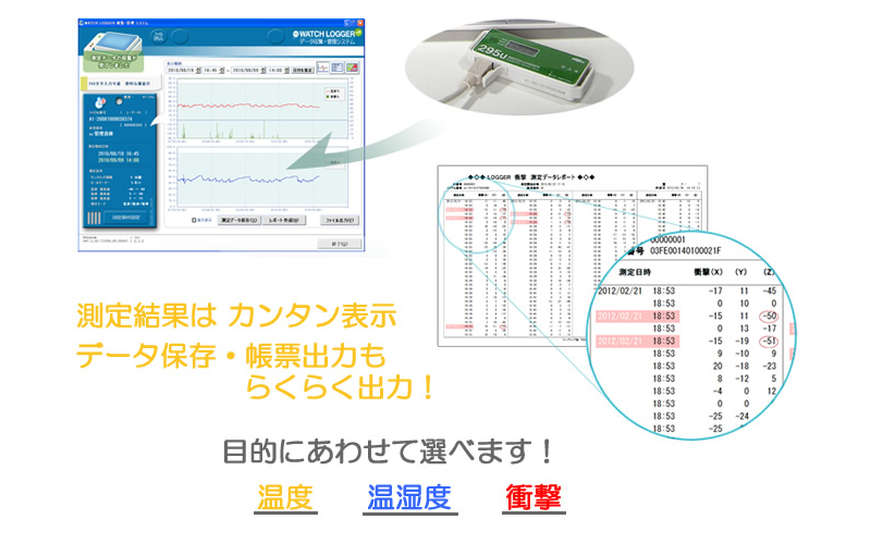 アプリで測定結果をカンタンに表示