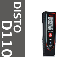 Leica DISTO　最速レーザー距離計D110は測定スピードが速い