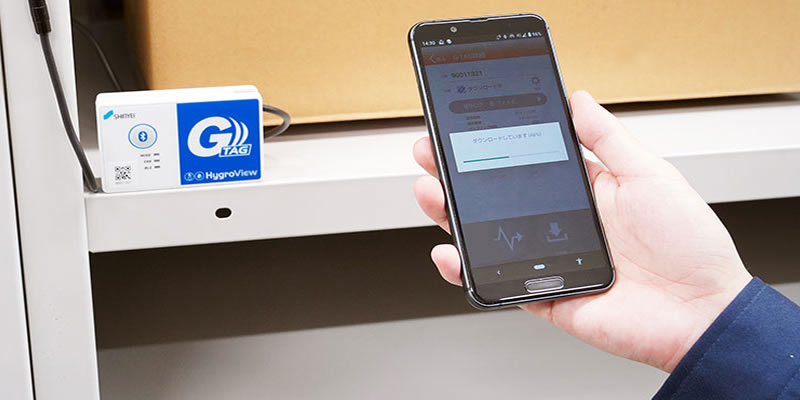 スマホと連携のG-TAG Temp View