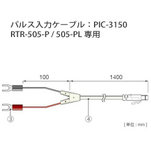 PIC-3150 パルス入力ケーブル
