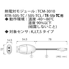 TCM-3010 熱電対モジュール