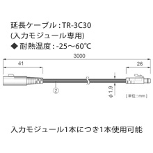 延長ケーブル TR-3C30