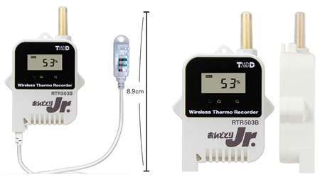 RTR503Bは温度・湿度センサー付のデータロガー