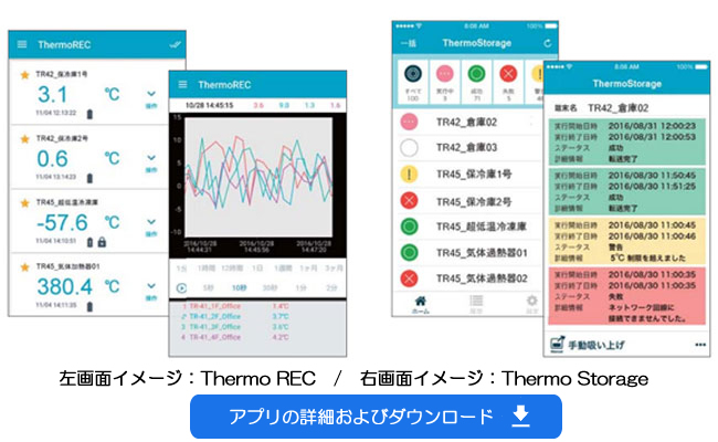 アプリケーションの画面イメージ